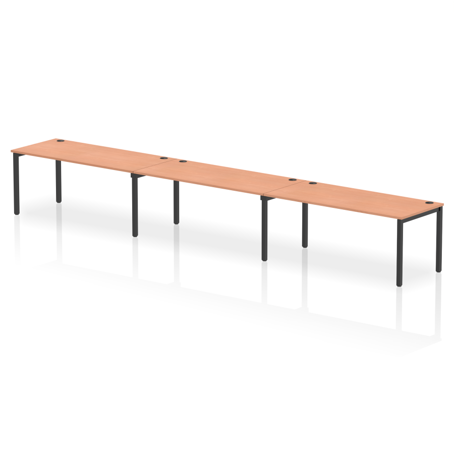 Rayleigh Single Row 3 Person Bench Desk